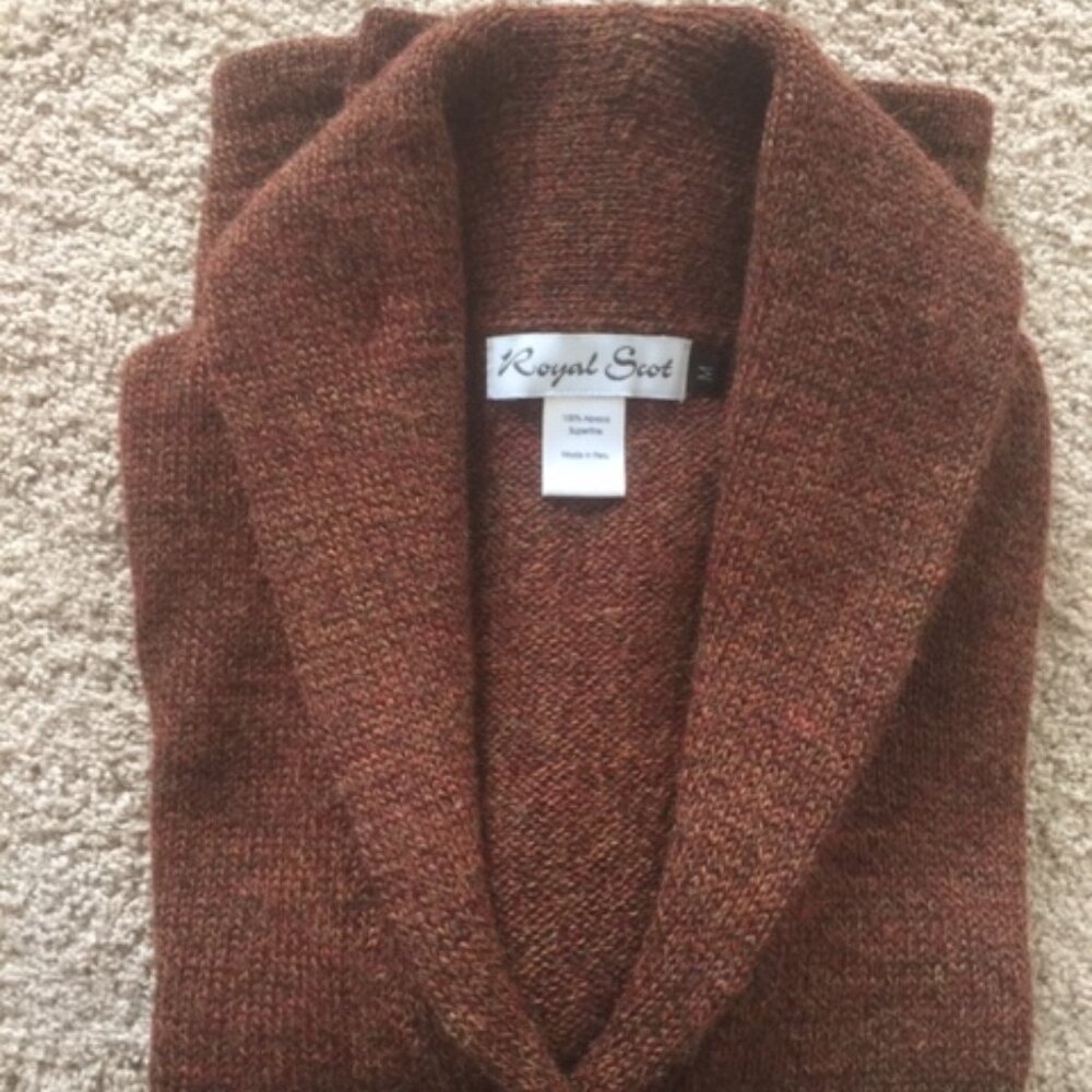 Alpaca Cardigan Auburn Size M